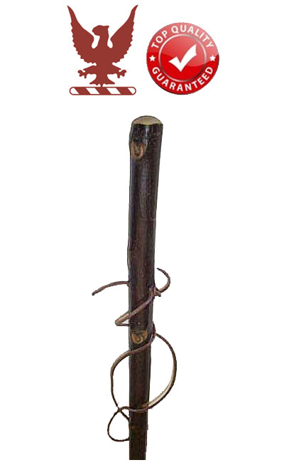 Chestnut Hiking staff with Bark